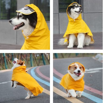 강아지 우비 레인코트 소형견 중형견 대형견 11가지 사이즈