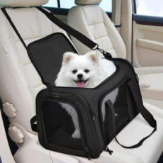 모던 강아지 이동가방 접이식 이동장 고양이 애견 카시트 캐리어 슬링백 앞가방