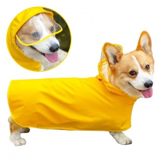 SL 강아지우비 레인코트 반려견 산책용 비옷 애견우비 소형견 중형견 대형견