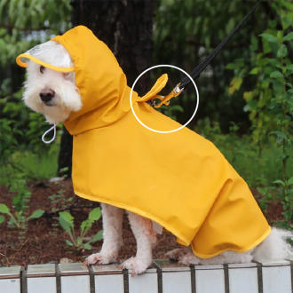 (보리별) 강아지 우비 배덮개포함 방수 발수 레인코트 반려동물 판초 비옷