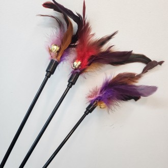 고양이장난감 방울 깃털