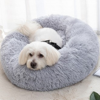 반려동물 파스텔 도넛쿠션 애견방석 원형 강아지 고양이 쿠션