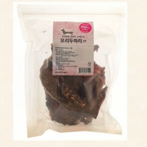 강아지 간식 육포 애견 간식 강아지밥 오리 2마리