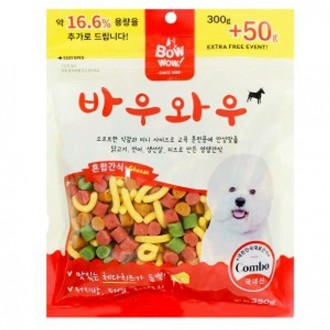 강아지 간식 350g 혼합 애견 먹이 영양 간식 디저트