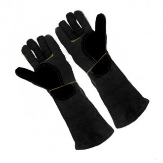 소가죽 애완동물 물림방지 개 고양이 할큄 손 보호 작업용 애완견 가시 장갑