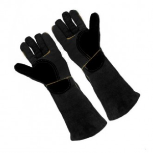 소가죽 애완동물 물림방지 개 고양이 할큄 손 보호 작업용 애완견 가시 장갑