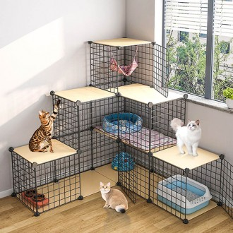 강아지울타리 고양이 펜스 애견 고양이 새끼강아지 철장(철망문)