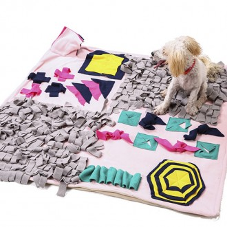 강아지 분리불안 해소 담요 놀이매트 장난감 중대형