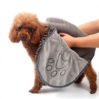 애완동물 극세사 수건 양면 타올 물흡수타올