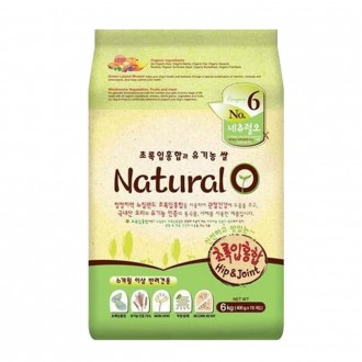 네츄럴오 초록입홍합 6kgX2개 6개월 이상 강아지 사료
