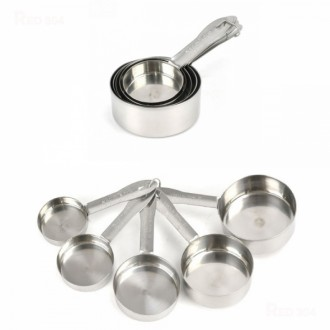 스텐 27종 캠핑 휴대용 계량스푼 계량컵 5종 1세트