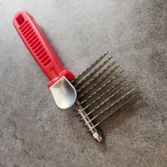 개 고양이 털갈이 스텐 빗 애견 브러시