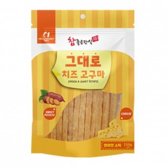 참좋은간식 강아지간식 건조 애견간식 스틱 연어 250g