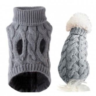 강아지 꽈배기 니트 애견옷 강아지옷 외출 산책 바람막이 애견 점퍼