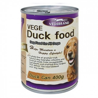 베게 강아지 간식 캔 애견 간식 오리고기 400g 24개