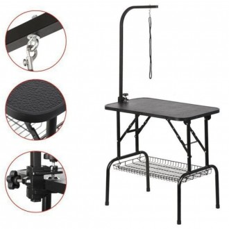 애완 동물 접이식 미용 리드줄 암줄 테이블 특대형 애견 강아지 기구 셀프 거치대 반려