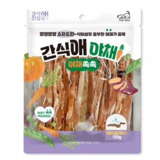 간식애야채 강아지 간식 애견간식 장어 슬라이스150g