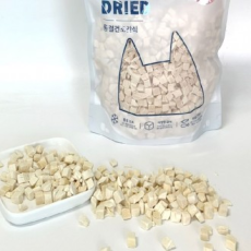 네이처펫 고양이 강아지 간식 동결건조 치킨큐브 300g